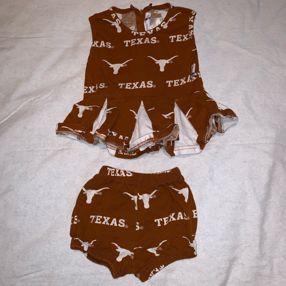 6-9m Texas Longhorn outfit